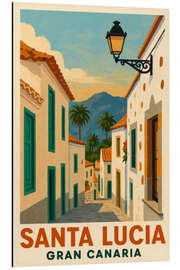 Tableau en aluminium Gran Canaria, Santa Lucia Travel Art - Sabine Wagner