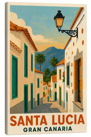 Canvas print Gran Canaria, Santa Lucia Travel Art - Sabine Wagner