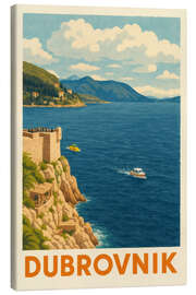 Leinwandbild Dubrovnik, Kroatien Reisekunst