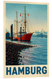 Acrylglasbild Hamburg, Neumühlen Reisekunst - Sabine Wagner