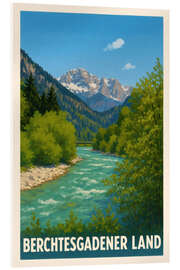 Acrylglasbild Berchtesgadener Land Reisekunst - Sabine Wagner