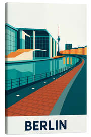 Leinwandbild Berlin, Spree Reisekunst