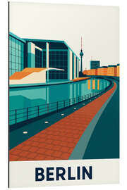 Magnettafel Berlin, Spree Reisekunst