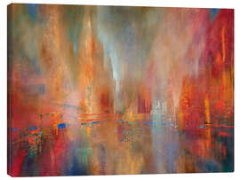 Leinwandbild Verschleierte Metropole - Annette Schmucker