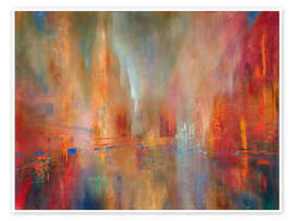 Wandbild Verschleierte Metropole - Annette Schmucker