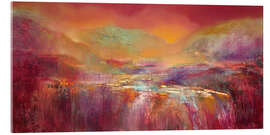 Acrylglasbild Lebendiges Hochland - Annette Schmucker
