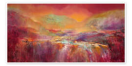 Wandbild Lebendiges Hochland - Annette Schmucker