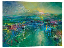 Acrylglasbild Stein - Wasser - Licht - Leben - Annette Schmucker