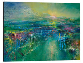 Alubild Stein - Wasser - Licht - Leben - Annette Schmucker