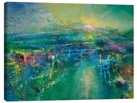 Leinwandbild Stein - Wasser - Licht - Leben - Annette Schmucker