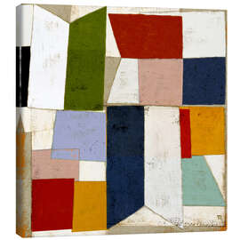 Leinwandbild Signalfahnen, quadratische Komposition - Marco Marella