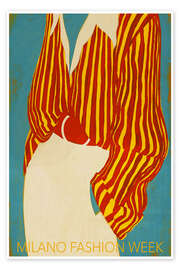 Wandbild Milano Fashion Week Italy Lifestyle - Marco Marella