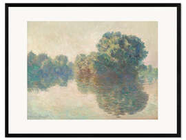Gerahmter Kunstdruck Die Seine bei Giverny