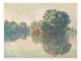 Poster Die Seine bei Giverny