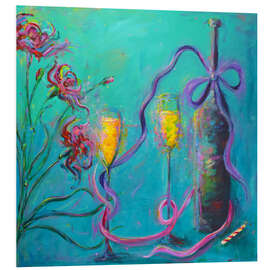 Hartschaumbild Geburtstagsfeier