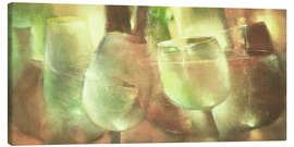 Leinwandbild Echos der Emerald Party - Annette Schmucker