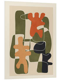 Hartschaumbild Organische Rhythmen 2