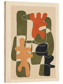 Holzbild Organische Rhythmen 2