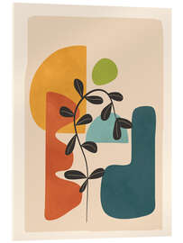 Acrylic print Minimal Balance - Abstract Forms - Branka Kodžoman