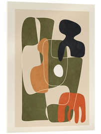 Acrylglasbild Organische Rhythmen I