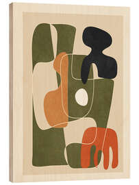 Holzbild Organische Rhythmen I