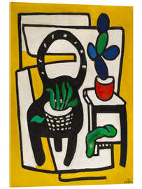 Acrylglasbild Der schwarze Stuhl - Fernand Léger