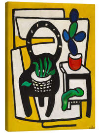 Leinwandbild Der schwarze Stuhl - Fernand Léger