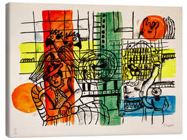 Leinwandbild Der Vogelhändler - Fernand Léger