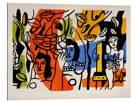Quadro em plexi-alumínio Women with Parrots - Fernand Léger
