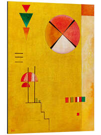 Alubild Fröhliches Gelb - Wassily Kandinsky
