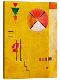 Leinwandbild Fröhliches Gelb - Wassily Kandinsky