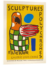 Acrylglasbild Sculptures Polychromes Exhibition - Fernand Léger