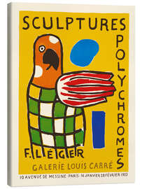 Leinwandbild Sculptures Polychromes Exhibition - Fernand Léger