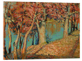 Acrylglasbild Seelandschaft - Grant Wood