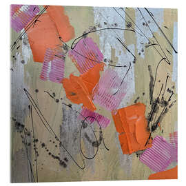 Acrylglasbild Farbfluss - Lisa Auer