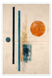 Wandbild Geometrische Balance - Dani Jay Designs