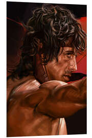 Hartschaumbild John Rambo