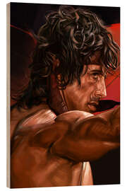 Holzbild John Rambo