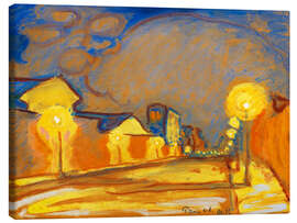 Leinwandbild Straßenlaternen in Paris - Max Pechstein