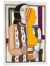 Acrylglasbild The Statuette, A Female Portrait - Fernand Léger