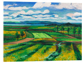 Acrylglasbild Die Wiesen - Max Pechstein