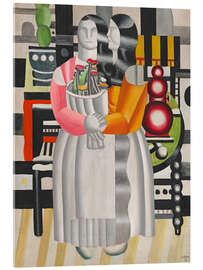 Acrylglasbild The Secret, A Female Portrait