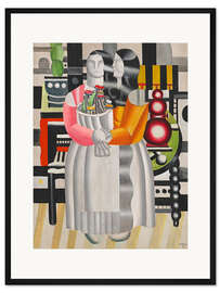 Gerahmter Kunstdruck The Secret, A Female Portrait