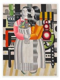 Wandbild The Secret, A Female Portrait - Fernand Léger