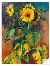 Wandsticker Sonnenblumen