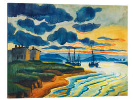 Gallery Print Sonnenuntergang am Meer