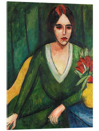 Acrylglasbild Porträt einer Frau - Max Pechstein