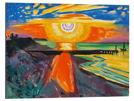 Magnettafel Sonnenuntergang über dem Meer