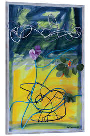 Acrylic print Blue Flower 1992 - Else Raasum