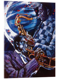 Acrylglasbild Time Jazz 1999 - Jean Moreaux
